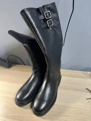 Botas altas piel talla 39