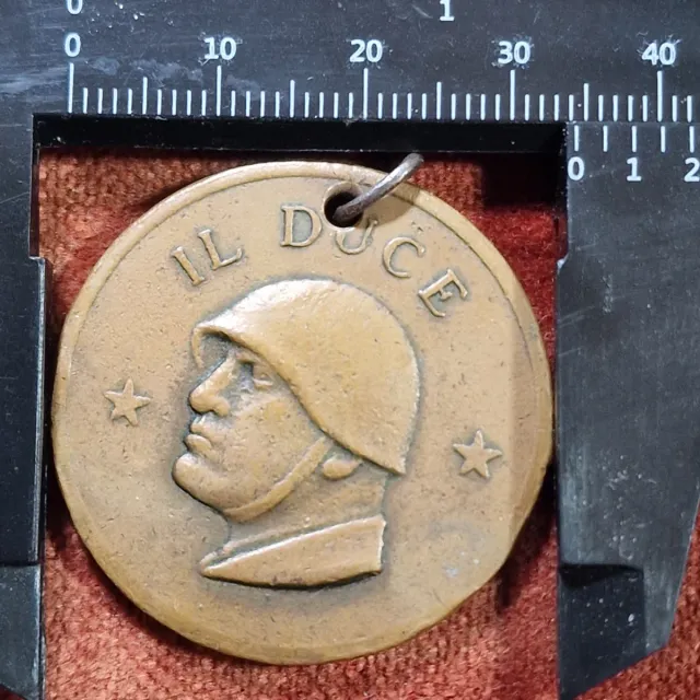 Medaglia Mussolini Il Duce Bronzo
