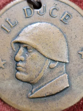 Medaglia Mussolini Il Duce Bronzo