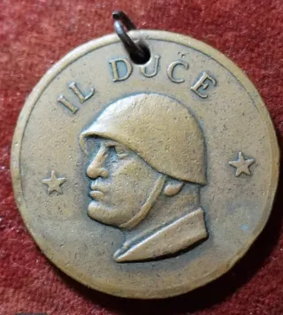 Medaglia Mussolini Il Duce Bronzo
