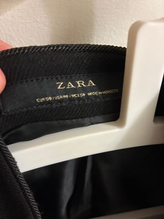 Americana Zara Hombre Negra