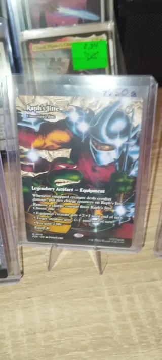 Colección Cartas Magic: TMNT Donatello, Raph, Shre