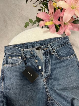 Massimo Dutti Vaqueros Wide Leg Talla 34