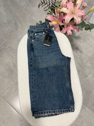 Massimo Dutti Vaqueros Wide Leg Talla 34