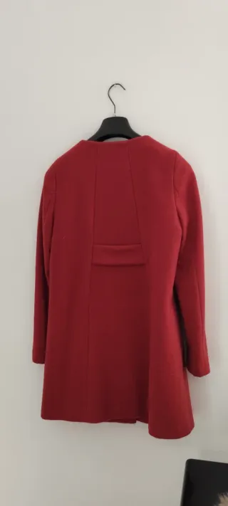 Cappotto corto donna Zara rosso