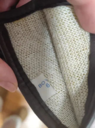 Guantes de cuero marrones Boy's