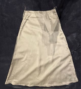 Falda Massimo Dutti Beige