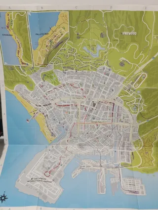 Mappa Los Santos & Blaine County Rockstar Games