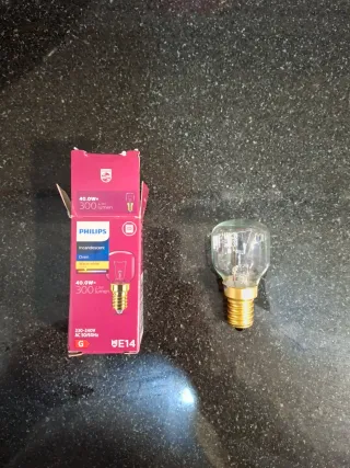 Bombilla Philips Horno 40W E14