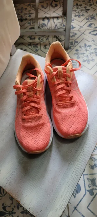 Zapatillas Asics Mujer Patriot 13 Naranja/Rosa