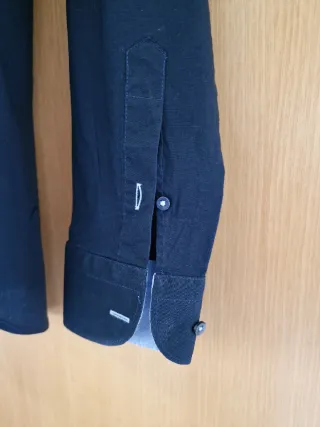 Camicia uomo cotone blu tg. M