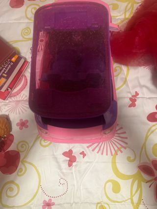 Coche Descapotable Barbie Rosa