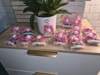 Llaveros decorativos para bolsitas de fiesta