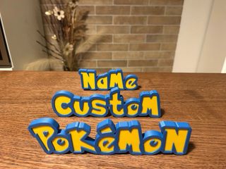 Nombres Impresión3D personalizados