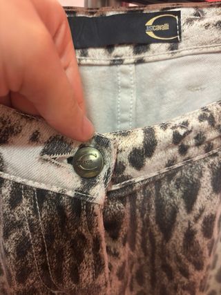 Jeans Roberto Cavalli stampa leopardata