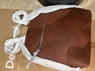 Mochila Desigual Marrón con Estampado Floral