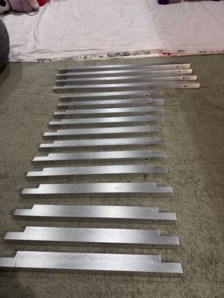 Tiradores cocina metal plateado