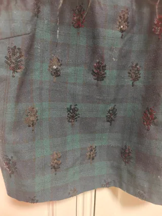 Top fiesta con plumas