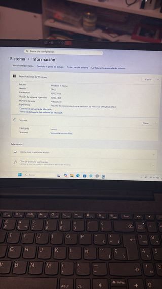 Ordenador portátil Lenovo Negro como nuevo