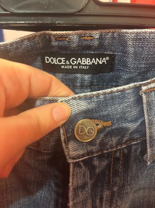 Jeans Dolce & Gabbana Vintage Y2K Blu