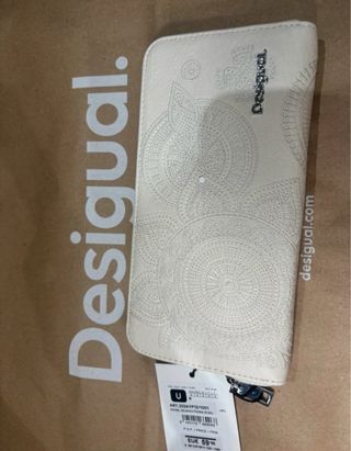 Monedero Desigual Beige