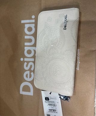 Monedero Desigual Beige