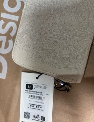 Monedero Desigual Beige