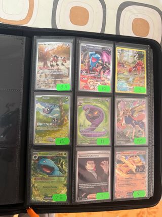 Cartas Pokémon variadas