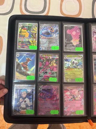 Cartas Pokémon variadas