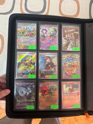 Cartas Pokémon variadas