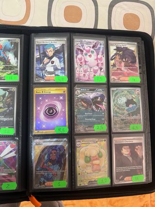 Cartas Pokémon variadas