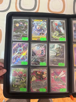 Cartas Pokémon variadas