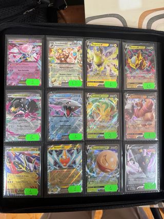 Cartas Pokémon variadas