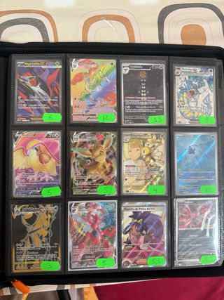 Cartas Pokémon variadas