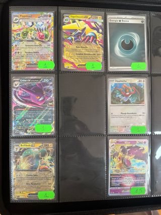 Cartas Pokémon variadas