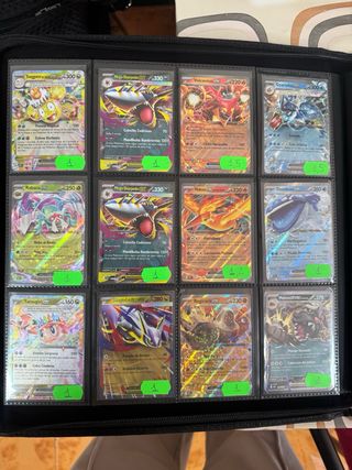 Cartas Pokémon variadas
