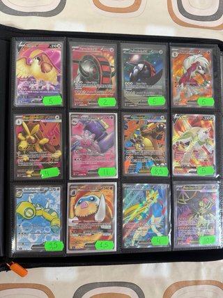 Cartas Pokémon variadas en ESPAÑOL