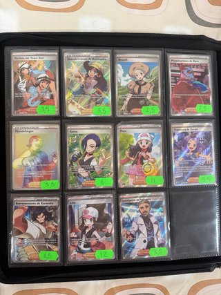 Cartas Pokémon variadas en ESPAÑOL
