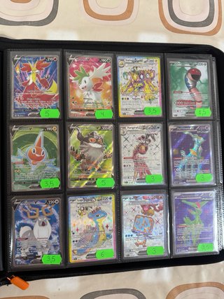 Cartas Pokémon variadas en ESPAÑOL