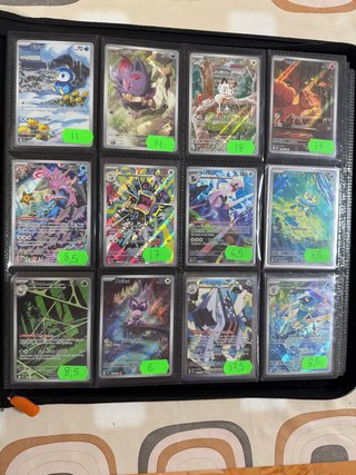 Cartas Pokémon variadas en ESPAÑOL