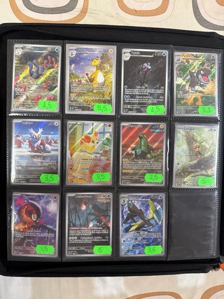 Cartas Pokémon variadas en ESPAÑOL