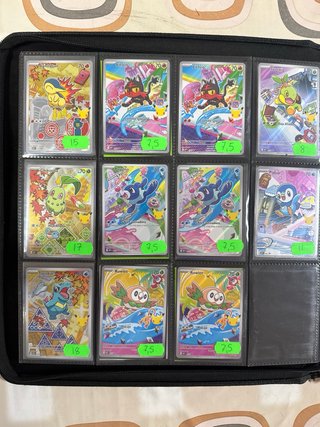 Cartas Pokémon variadas en ESPAÑOL