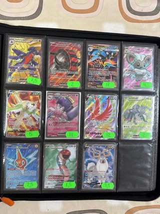 Cartas Pokémon variadas en ESPAÑOL