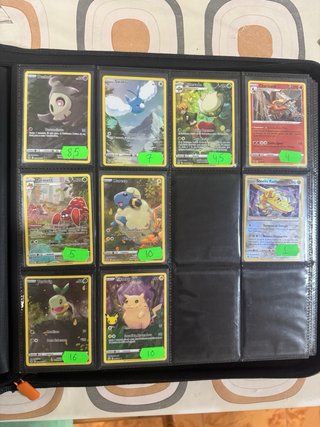 Cartas Pokémon variadas en ESPAÑOL