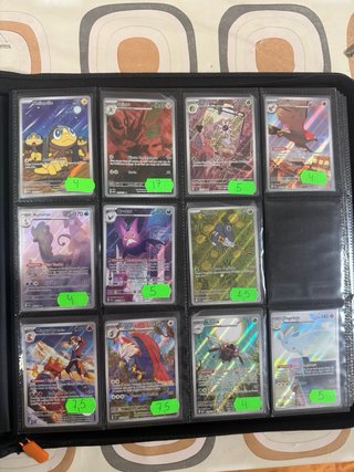 Cartas Pokémon variadas en ESPAÑOL