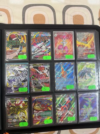 Cartas Pokémon variadas en ESPAÑOL