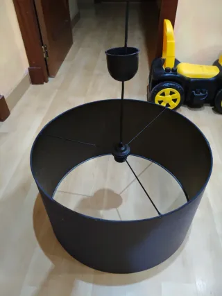 Lámpara de techo negra