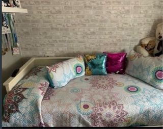 Edredón reversiblematerol y colcha  mandalas