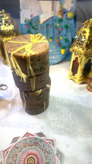 Jabón artesanal argan con manzanilla