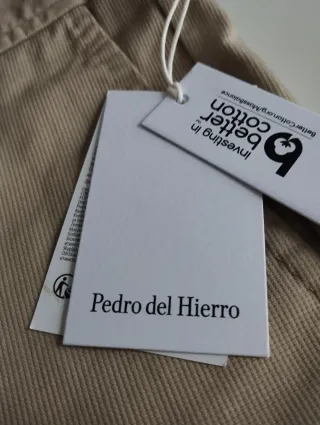 Pantalón Chino Pedro del Hierro Talla 46 Beige